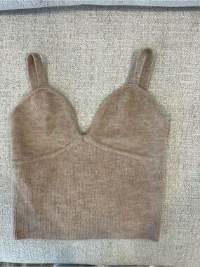 Cozy Knit Cropped Cami